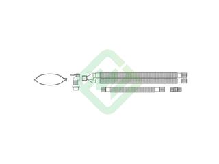 Контур дыхательный Ассомедика 22М/1,6м, взрослый, гладкоствольный, дыхательный мешок 2 л