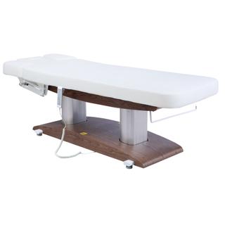 Массажный стационарный стол Mizomed MZ 2259H, с подогревом, белый/коричневый