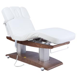 Массажный стационарный стол Mizomed MZ 2259H, с подогревом, белый/коричневый