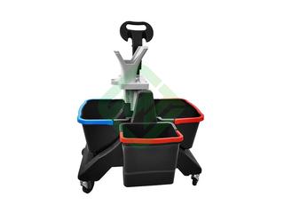 Тележка для уборки помещений Росмоп Кваттро Лайт OMNI A32L, с отжимом