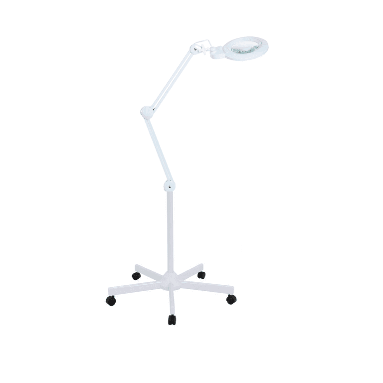 Лампа лупа Med-Mos 9006LED (9006LED-D-150) бестеневая, на штативе (FS2), со съёмной линзой и РУ   
